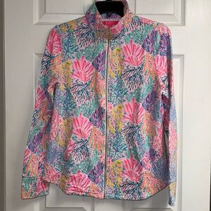 Lilly Pulitzer size S Leona zip up excellent used condition